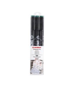 Snowman Calligraphy Pens - Green - 3.0 - Pack of 3