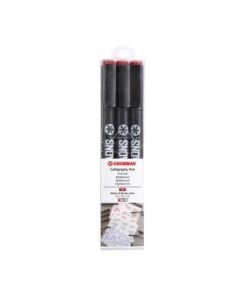 Snowman Calligraphy Pens - Red - 3.0 - Pack of 3