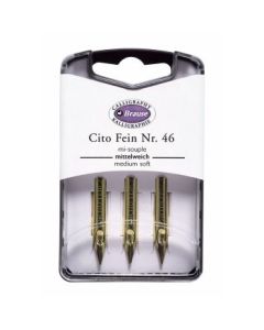 Brause B46 Writing Nibs - Cito Fein - Size 0.3 MM - Box of 3