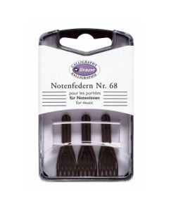 Brause B68 Writing Nibs - 5 Line Portee / Music - Box of 3