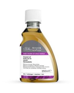 Winsor & Newton Water Mixable Oil Colour Medium - Linseed Oil - Bottle of 250 ML