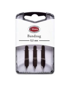 Brause Calligraphy Nibs - Bandzug - Size 0.5 MM - Box of 3