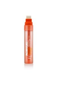 Montana Acrylic Water-Based Marker - 15 MM Medium Tip - Shock Orange Dark (SH 2020)