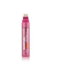 Montana Acrylic Water-Based Marker - 15 MM Medium Tip - Shock Pink (SH 4010)