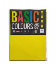 Anupam Basic Colour Paper Student Pack A3 160 GSM, Polypack of 5 Assorted Colours 25 Sheets