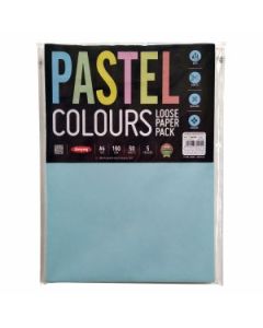 Anupam Pastel Colour Paper A4 160 GSM, Polypack of 5 Assorted Colours 50 Sheets