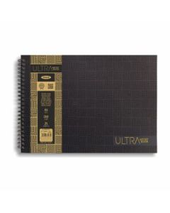 Anupam Ultra Artist Drawing Book Natural Shade A4 200 GSM Optimal Coarse Texture, WireO Bound of 25 Sheets