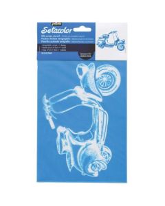 Pebeo Setacolor Silk Screen Stencil - Scooter - A5 Size - 1 designs