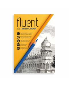 Anupam Fluent Bristol Paper A5 200 GSM Extra Smooth Surface - Dot Grid, Book of 20 Sheets