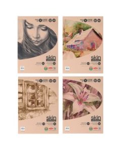 Anupam Skin Watercolour Beige Toned Paper A3 225 GSM Cold Press, Polypack of 5 Sheets