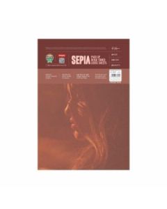 Anupam Cartridge Drawing Paper Sepia Beige Toned A4 140 GSM Optimal Coarse Texture, Polypack of 20 Sheets