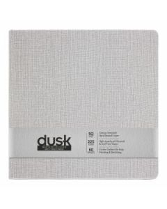 Anupam Dusk Watercolour Grey Toned Paper Square 225 GSM Cold Press, Hard Bound with Canvas Textured Cover of 60 Pages