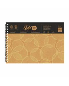 Anupam Gold Edition Artist Drawing Book Natural Shade A4 300 GSM Optimal + Smooth Texture, WireO Bound of 10 Sheets