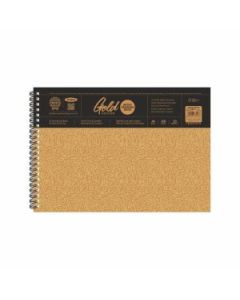 Anupam Gold Edition Artist Drawing Book Natural Shade A4 300 GSM Optimal + Smooth Texture, WireO Bound of 20 Sheets