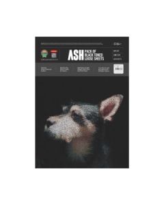 Anupam Cartridge Drawing Paper Ash Black Toned A4 180 GSM Optimal Coarse Texture, Polypack of 20 Sheets