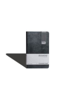 Zequenz Classic 360 - Galaxy Collection - Hard-Bound Soft Dark Grey Cover - Squared A5 (14.5 x 21 cm) - White Premium Paper - 70 GSM - Notebook of 128 Sheets