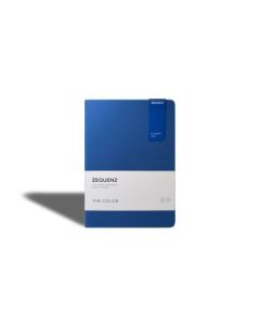 Zequenz Classic 360 - The Color Collection - Flexible Roll-Up Journal Royal Blue Cover - Blank A5 (14.5 x 21 cm) - Cream Coloured Paper - 80 GSM - Notebook of 100 Sheets