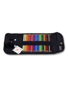 Koh-I-Noor Polycolor Artist's Coloured Pencils - Assorted - Set of 24 In Roll Up Pencil Case