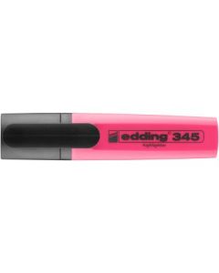 Edding 345 Highlighter Pen - Chisel Tip ( 2 - 5 MM ) - Pink (009)