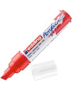 Edding 5000 Acrylic Paint Marker - Traffic Red (902) Broad - Chisel Nib (5 - 10 MM)