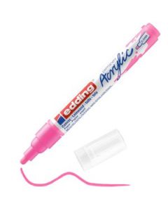 Edding 5100 Acrylic Paint Marker - Neon Pink (069) Medium Round Tip (2 - 3 MM)