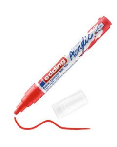 Edding 5100 Acrylic Paint Marker - Traffic Red (902) Medium Round Tip (2 - 3 MM)