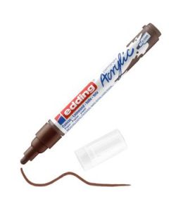 Edding 5100 Acrylic Paint Marker - Chocolate Brown (907) Medium Round Tip (2 - 3 MM)