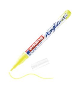 Edding 5300 Acrylic Paint Marker - Neon Yellow (065) Fine Round Tip (1 - 2 MM)