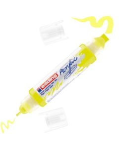 Edding 5400 Acrylic Double Ended Paint Marker - Neon Yellow (065)