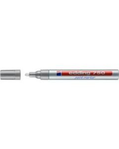 Edding 750 Gloss Paint Marker - Silver (054) Broad - Round Nib (2 - 4 MM)