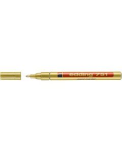 Edding 751 Gloss Paint Marker - Gold (053) Medium - Round Nib (1 - 2 MM)