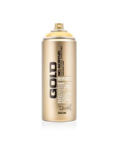 Montana Gold Acrylic Professional Spray Paint - 400 ML Can - Transparent Yellow Cab (T 1220)