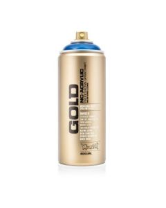 Montana Gold Acrylic Professional Spray Paint - 400 ML Can - Transparent Ultramarine (T 5080)