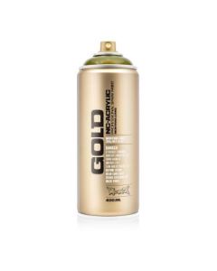 Montana Gold Acrylic Professional Spray Paint - 400 ML Can - Transparent Olive Green (T 6340)