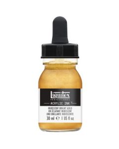 Liquitex Professional Acrylic Ink - Iridescent Bright Gold (234) - Bottle of 30 ML