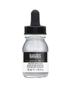 Liquitex Professional Acrylic Ink - Iridescent Bright Silver (236) - Bottle of 30 ML