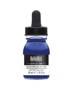 Liquitex Professional Acrylic Ink - Phthalocyanine Blue Green Shade (316) - Bottle of 30 ML