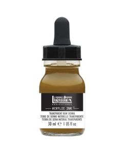 Liquitex Professional Acrylic Ink - Transparent Raw Sienna (332) - Bottle of 30 ML