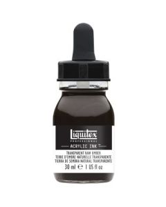 Liquitex Professional Acrylic Ink - Transparent Raw Umber (333) - Bottle of 30 ML