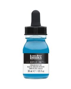 Liquitex Professional Acrylic Ink - Cerulean Blue Hue (470) - Bottle of 30 ML