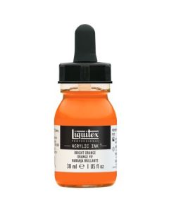 Liquitex Professional Acrylic Ink - Bright Orange (720) - Bottle of 30 ML