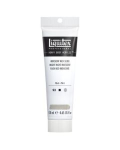 Liquitex Professional Heavy Body Acrylic Colour - Tube of 138 ML - Iridescent Rich Silver (239)