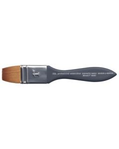 Winsor & Newton Professional Water Colour Synthetic Sable Hair Brush - Wash - Short Handle - Size - 1"