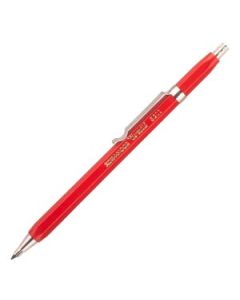 Koh-i-noor 5211 Versatil Mechanical Clutch Pencil / Leadholder - 2.0 MM - Red Plastic Body With Metal Clip