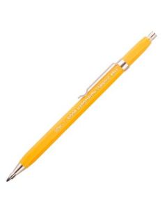 Koh-i-noor 5211 Versatil Mechanical Clutch Pencil / Leadholder - 2.0 MM - Yellow Plastic Body With Metal Clip