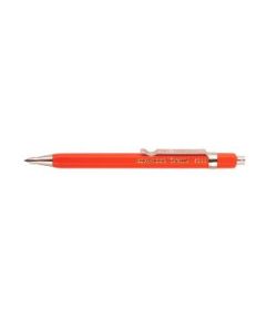 Koh-i-noor 5228 Versatil Short Mechanical Clutch Pencil / Leadholder - 2 MM - Red Metal Body with Clip