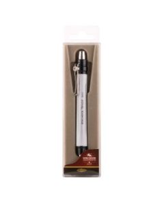 Koh-i-noor 5311 Versatil Mechanical Clutch Pencil / Leadholder - 5.6 MM - Stylish White Metal Body with Sharpener