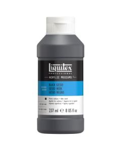 Liquitex Surface Preparation - Professional Acrylic Gesso Black - Bottle of 237 ML