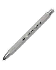 Koh-i-noor 5340 Versatil Mechanical Clutch Pencil / Leadholder - 5.6 MM - Silver Metal Body Without Clip