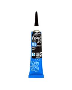 Pebeo Setacolor 3D Brod'Perle Fabric Paint - 20 ml tube - Black (205)